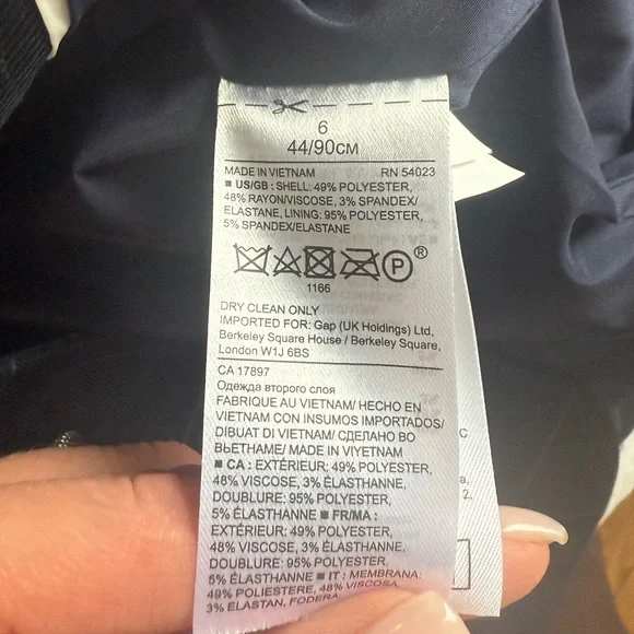 Banana Republic stripe Blazer Size 6 - Picture 6 of 8